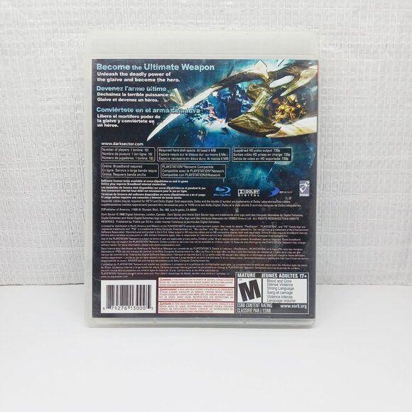 Dark Sector Playstation 3, used, complete with manual. tested, works. - Picture 2 of 5